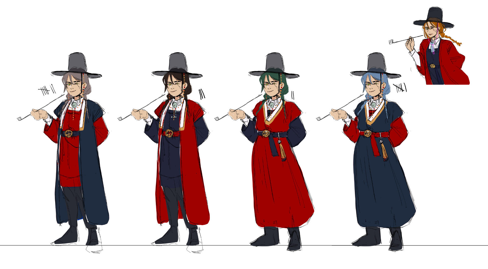 Mini Thesis - color alternatives for The Sheriff